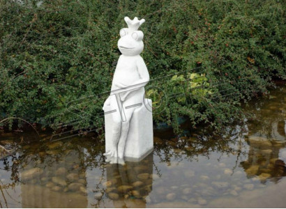 Garten Dekoration Frosch Terrasse Stein Dekorative Figuren Figur Statue